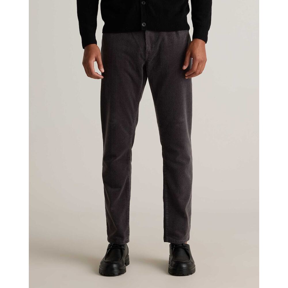 Quince Corduroy Pants Men's Size 36* Organic Cotton Ribbed Five Pocket Stretch